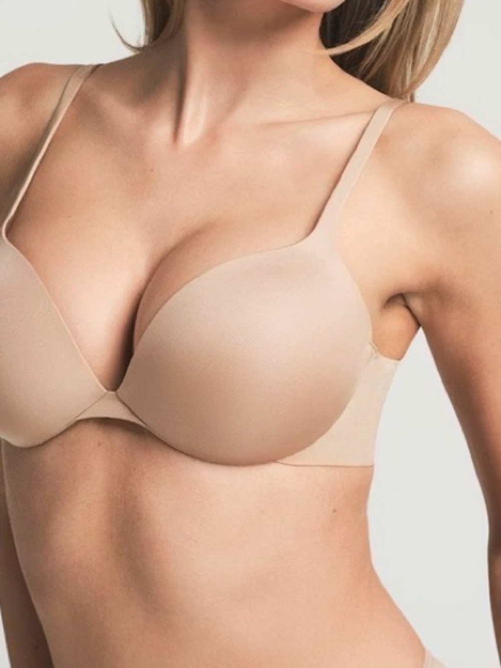 Skims Ultimate teardrop pushups bra smoothing padded sand clay 34DD